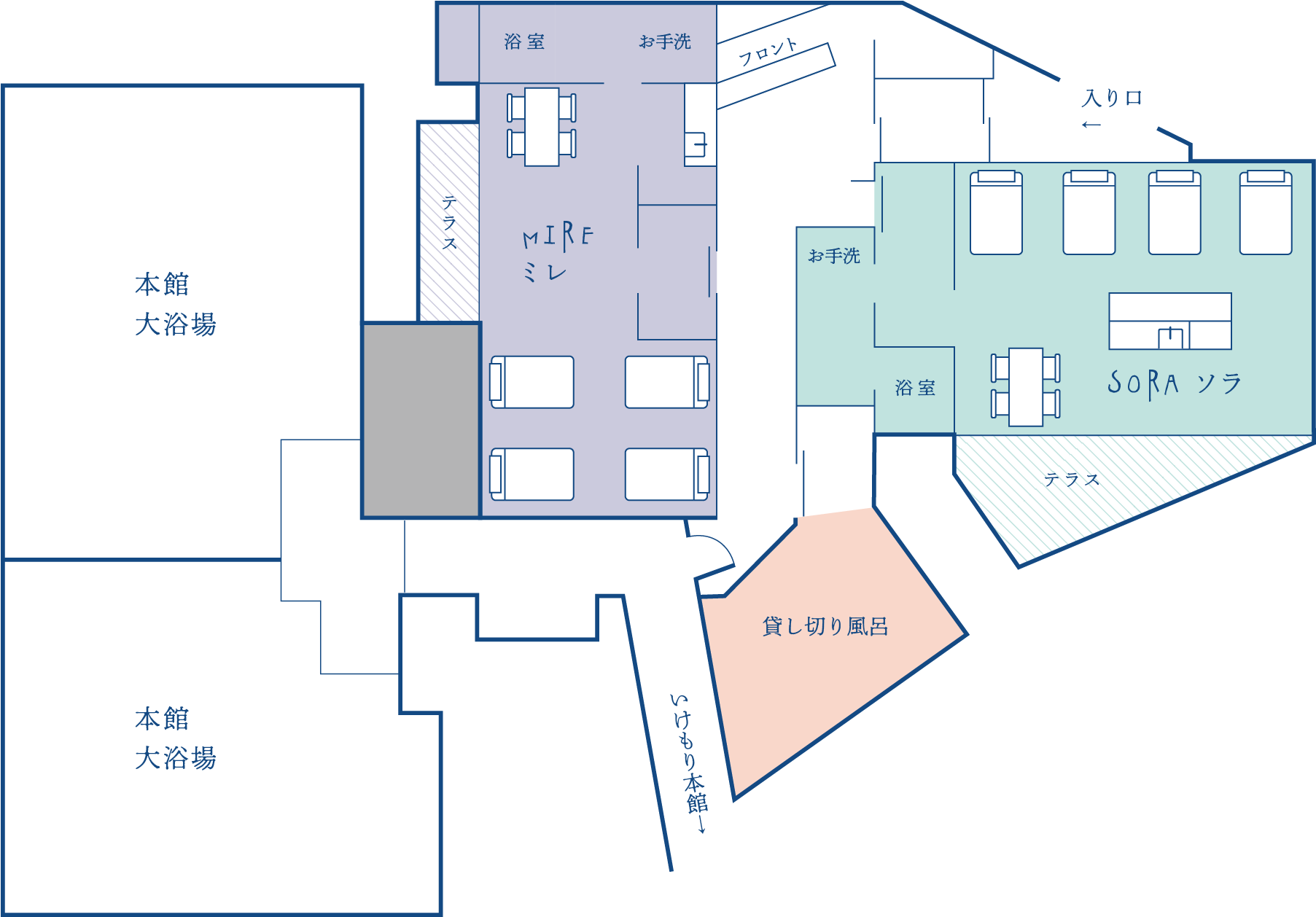 天座 館内図 フロアマップ