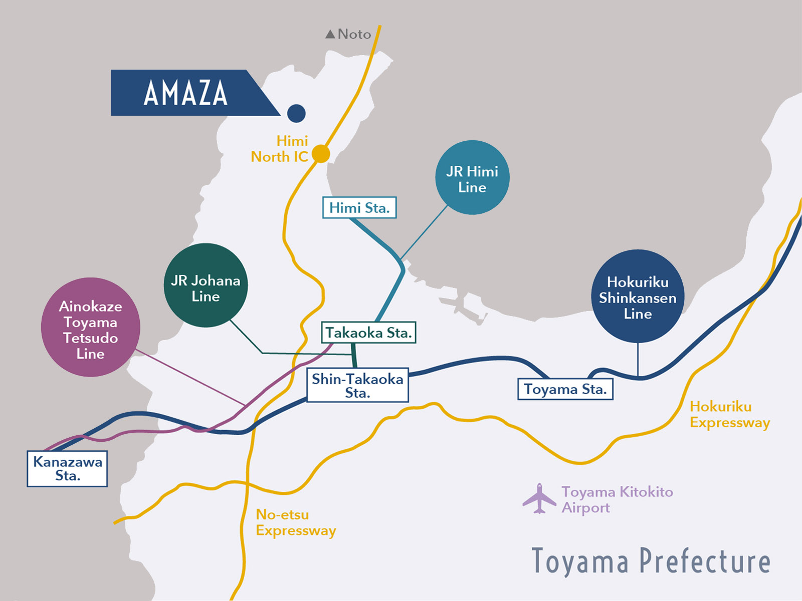 AMAZA Map