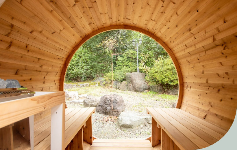 IKEMORI Barrel sauna